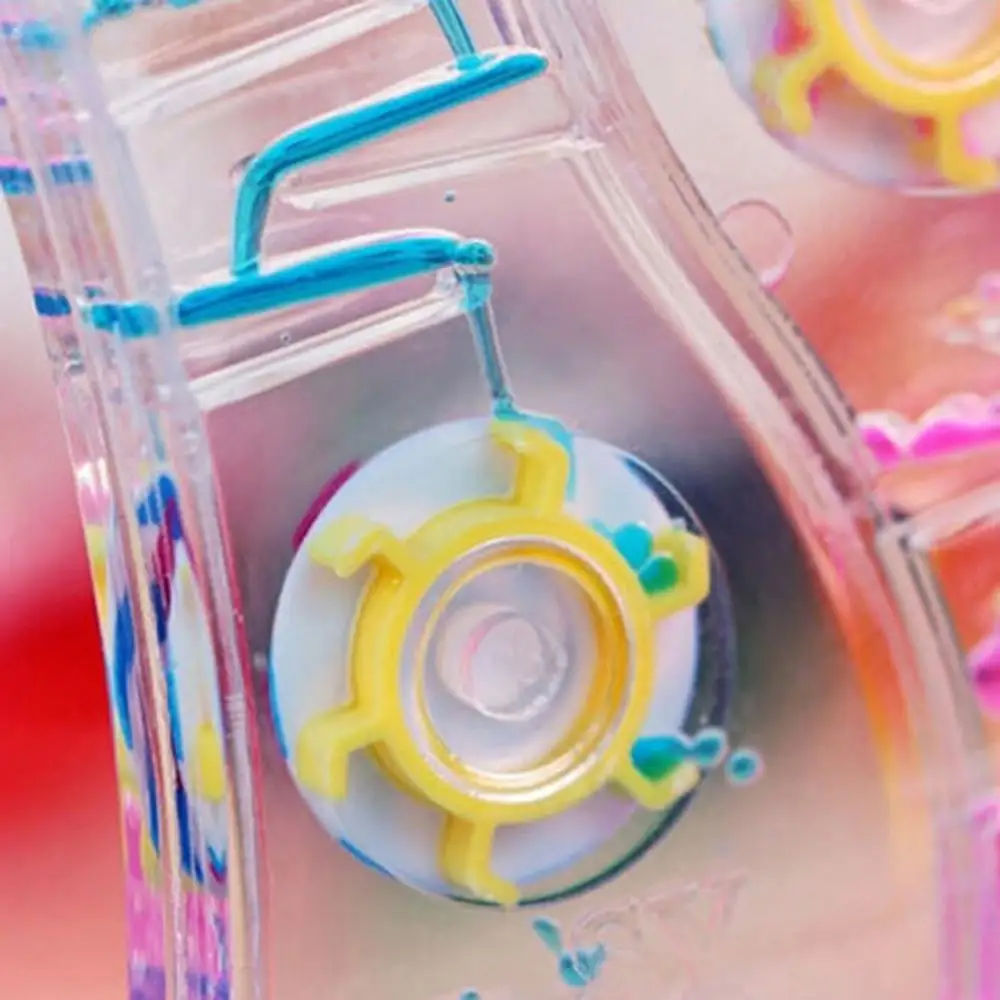 Liquid Hourglass Timer Double Heart Liquid Motion Hourglasses Bubble Drip Oil Hourglass Timer Clock Kids Toy Gift sand timer liquid hourglass timer colored hourglass