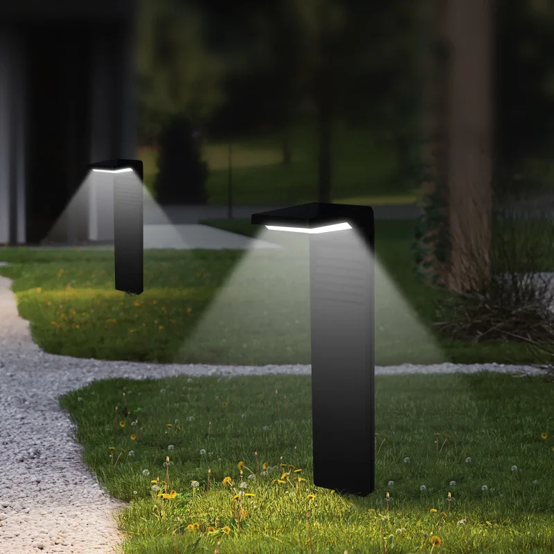 

Наружный водонепроницаемый ландшафт, искусственная квадратная Светодиодная лампа для солнечной лужайки, освещение для сада, дорожек, двора, земли, уличное украшение