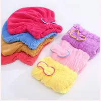 1pc Bow Knot Hair Drying Cap Towel Ultrafine Fiber Cute Bath Cap Quickly Dry Hair Shower Hat Water Uptake Bathing Cap Portable 5