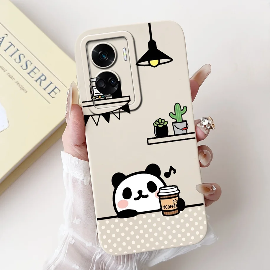 Shockproof Soft Liquid Silicone Phone Case with Popular Flower Design