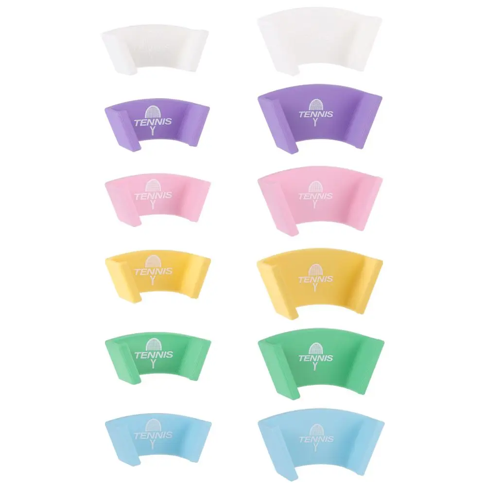 Wall Mounted Tennis Racket Wall Rack Plastic Punch-Free Badminton Rackets Holder Durable Self-adhesive