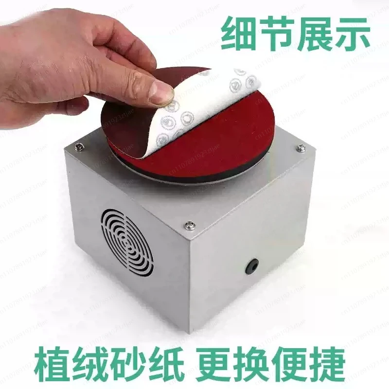 고성능 미니 4인치 디스크 샌더, 150W 다기능 광택기 그라인더, LCD 디스플레이 속도 조절 가능, 속도