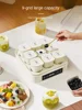220V FEORCSTON Automatic Yogurt Maker with 9 Jars, Perfect for Homemade Pickles, Natto, and Sake, Large Capacity 2