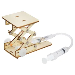 DIY Hydraulic Lift Experiment Kit - STEM Science Educational Toy (1 Pcs)