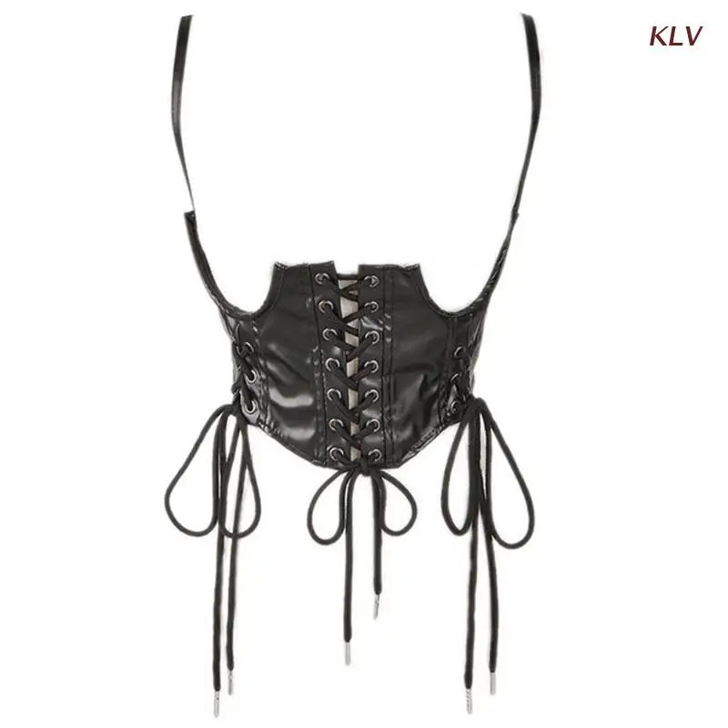 

Corset with Suspender Cummerbunds Belts for Women Elastic Tight High Waist Corsets Slimming Body Shaping Girdle Straps 6XDA