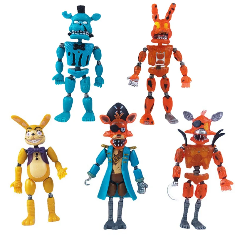 Five Nights at Freddy's Security Breach Complete Set of 5 Action