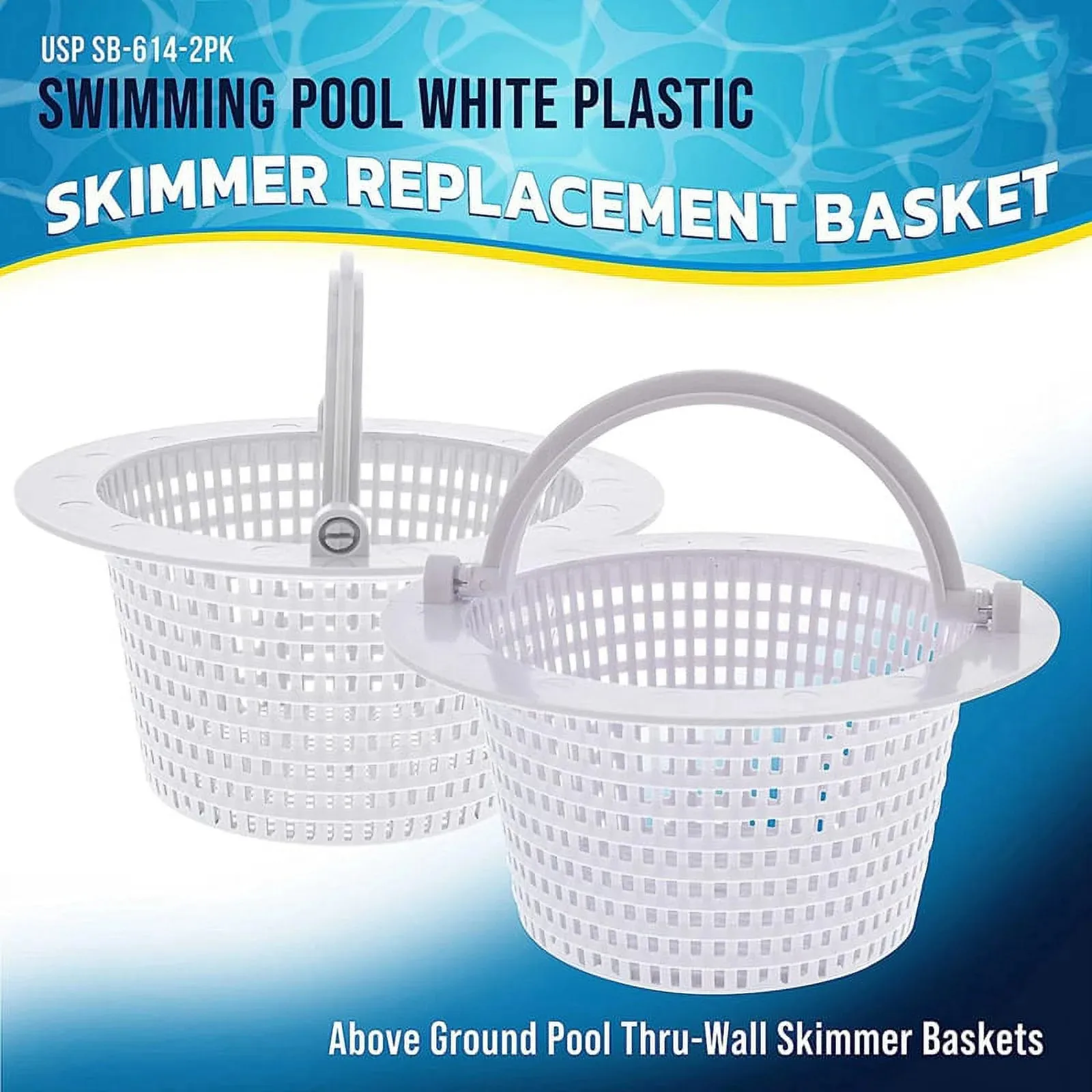 2pcs Skimmer Baskets Pond Basket Replacement Filter Swimming Pool Practical Pool Supplies Skimmers Drainage Basket