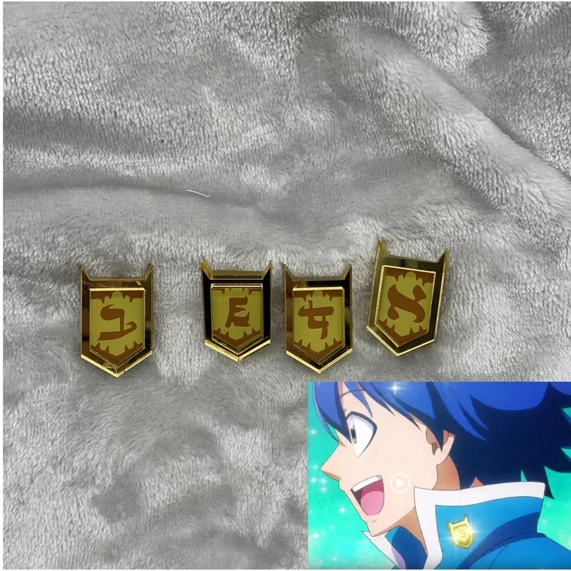 

Anime Welcome to Demon School! Iruma-kun Demon grade identification badge cosplay prop Pin Brooch