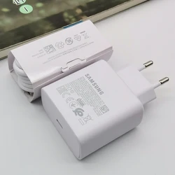 Samsung 45W Power Delivery Super Fast Charger Adapter - EU Charger and Cable