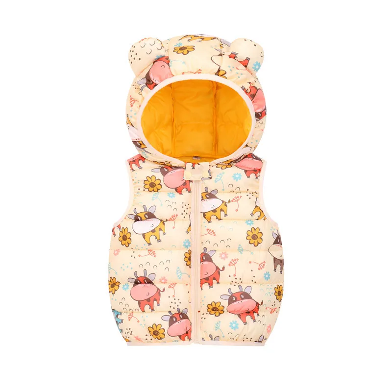 Autumn Winter Baby Outerwear Baby Boys Girls Down Jackets Cartoon Mouse for 1-5Y kids jackets winter coat