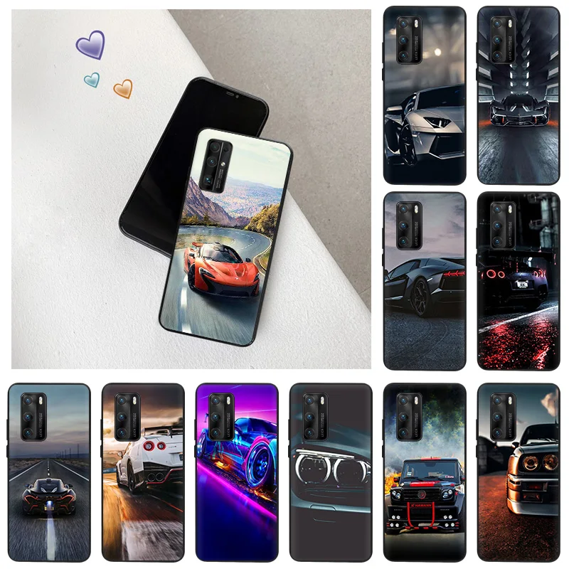 Custodia Morbida In Silicone Per Google Pixel 6 Pro 5 5A 4 4A 3 Xl Huawei Mate 40 20 10 Lite P Smart-Z Custodia Supercar Cool Car Cover