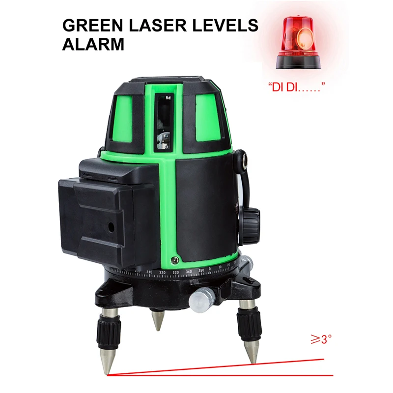 360&deg; Laser Level With Tripod Self Leveling Cross Line For Construction