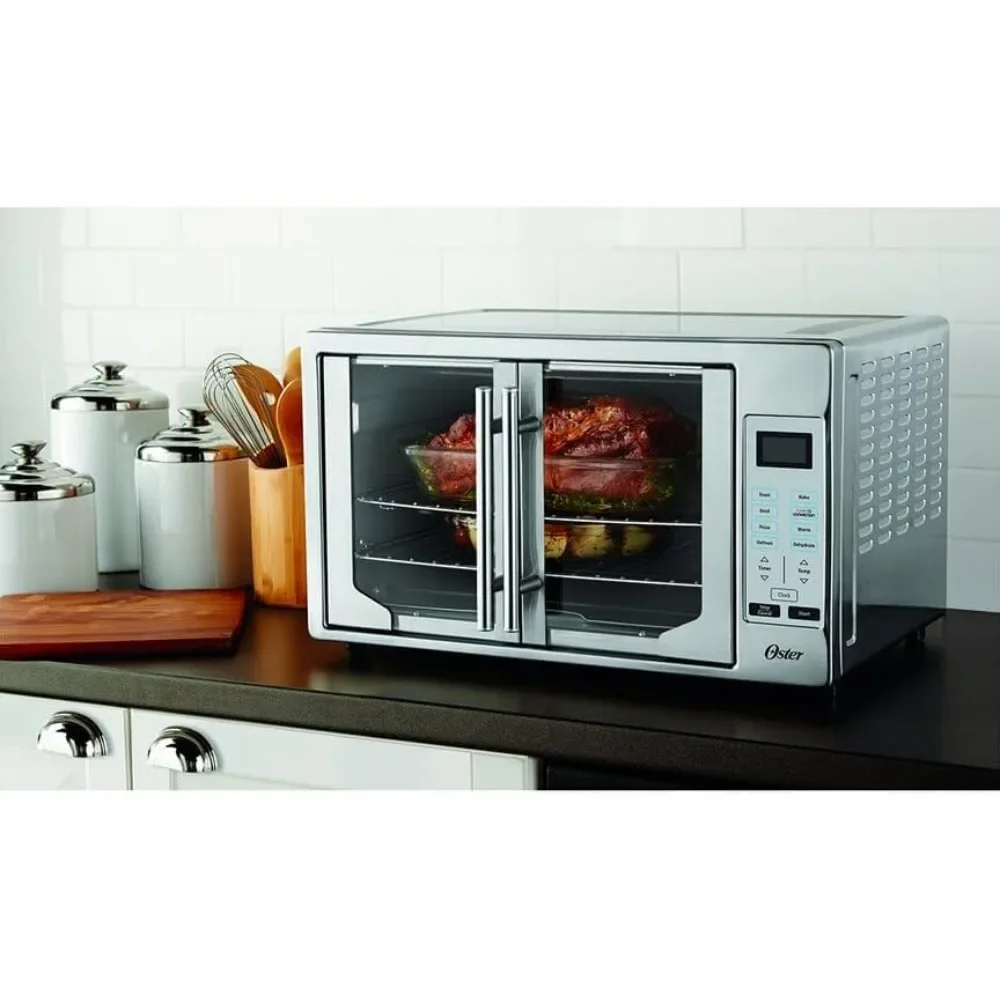 Toaster Oven, XL Fits 2 16" Pizzas, Stainless Steel French Door 2