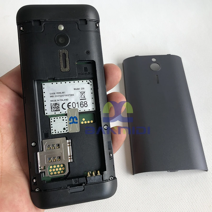 Original 230 Single Sim Version GSM 900/1800 Unlocked Mobile Cell Phone More Keyboard. Can't Use in North America and Australia