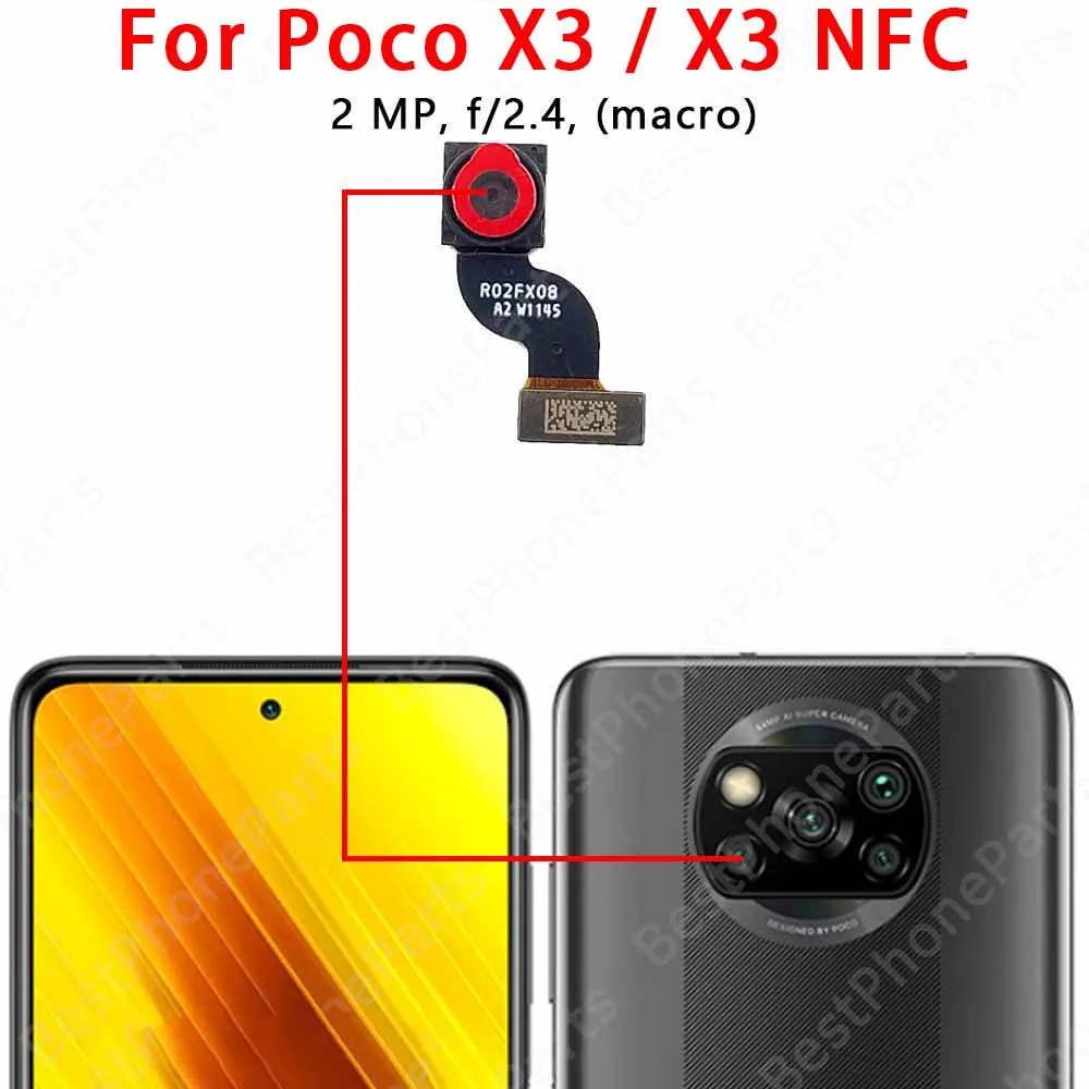 Rear Back Camera For Xiaomi Poco X3 GT NFC PocoX3 PocoX3GT