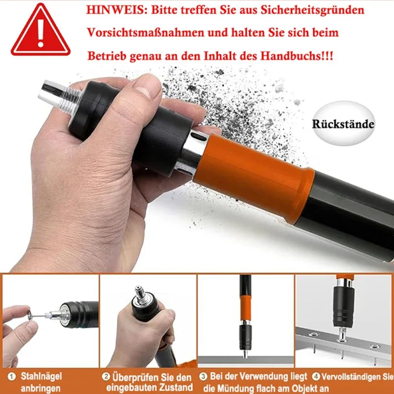 Steel Metal Concrete Nail Gun Tool for Wall Anchor Slotting