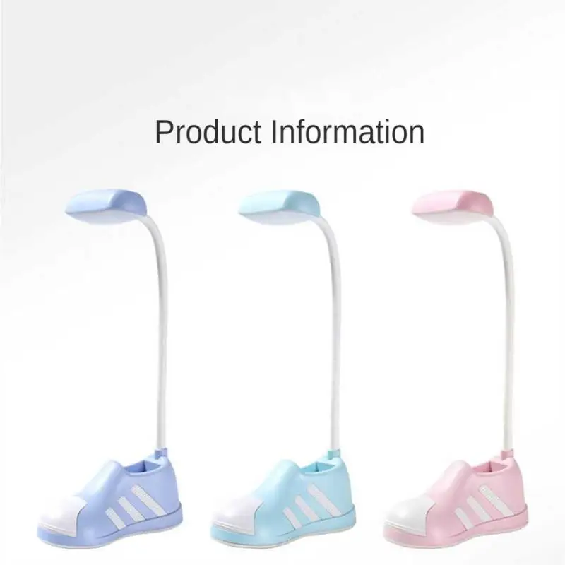 크리에이티브 신발 데스크탑 조명 ABS 및 PC 호스, 미니 내구성, 편리한 기숙사 야간 조명, 테이블 램프, 낙하 방지, USB 충전