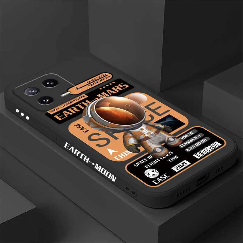Astronaut Liquid Silicone Phone Case - Premium Protection with Stylish Design