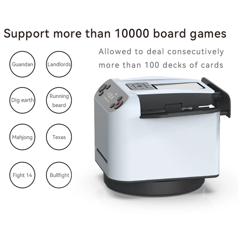 自動カードディーラー、充電式カードシャッフル シャッフルディー