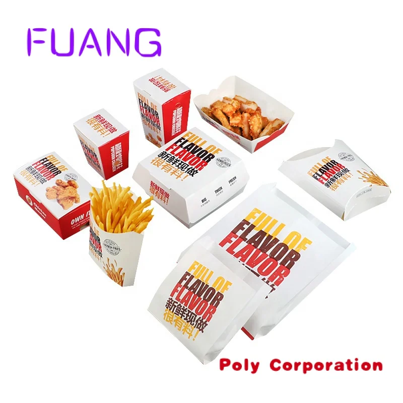 French Fries Boxes, Custom French Fries Packaging