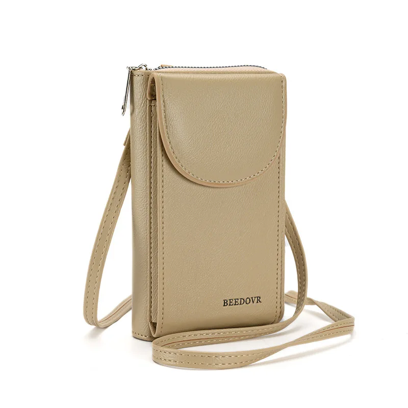 

Women Single Shoulder Crossbody Cell Phone Bag Wallet Versatile Satchel Multi Card Position Card Bag Keycase Female Travel Bag