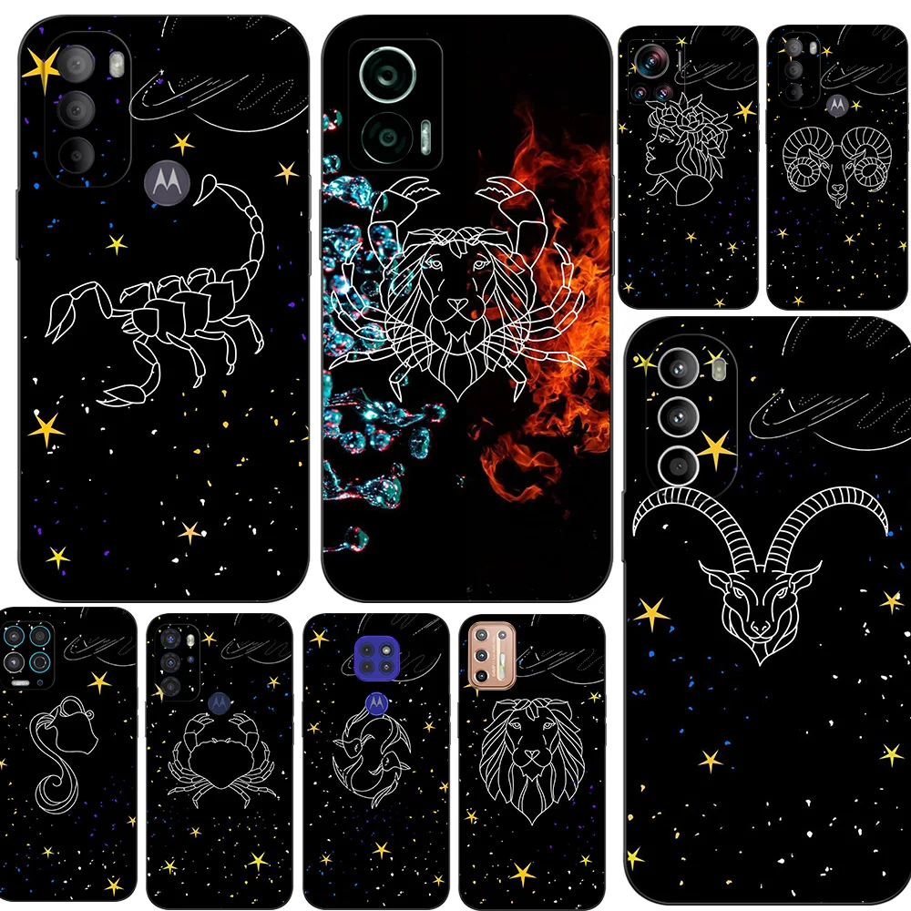 Custodia In Tpu Nero Per Motorola Moto Edge 30 Neo Pro Ultra Fusion 5G E6 Plus E6I E6S Constellation