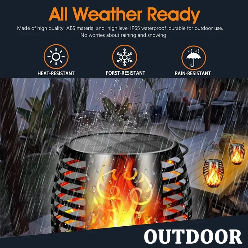 Solar LED Lights Solar Lights Lawn Lamp Garden Lighting 96 LED Outdoor Solar Torch Lights Waterproof Garden Patio Flickering Dancing Flame Lamp