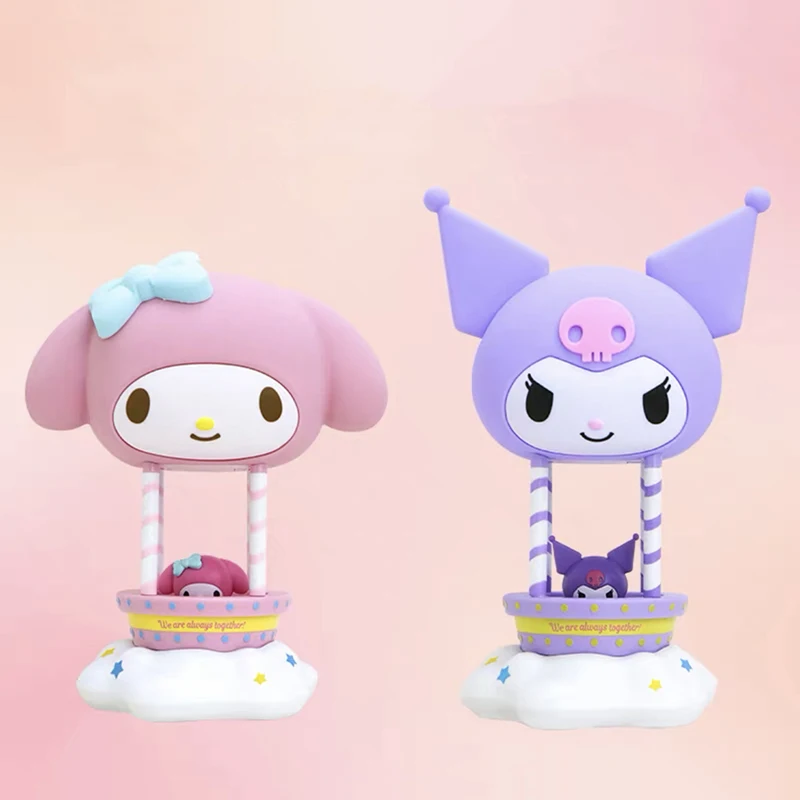 

Милый мультяшный воздушный шар Melody Kuromi, светодиодный светильник, ночник, украшения, окружающий свет для подарка девушке