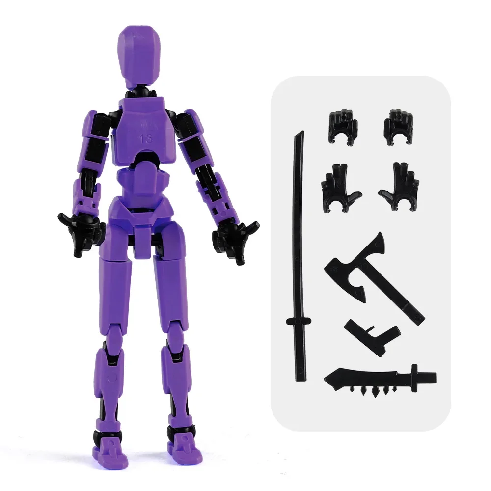 Dynamic Shapeshift Robot 3D Mannequin and Dog Figures Toy Set
