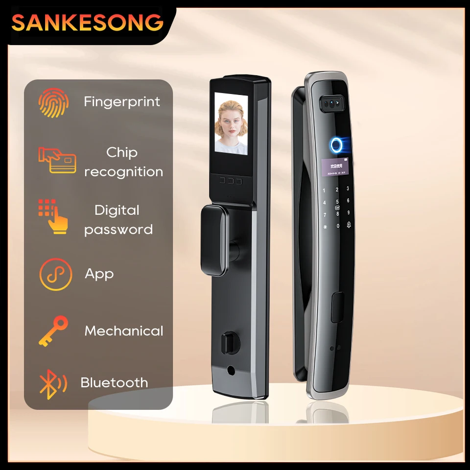 얼굴이 열쇠, 미래 지향적 보안: SANKESONG 3D 얼굴 문짝 잠금의 혁신