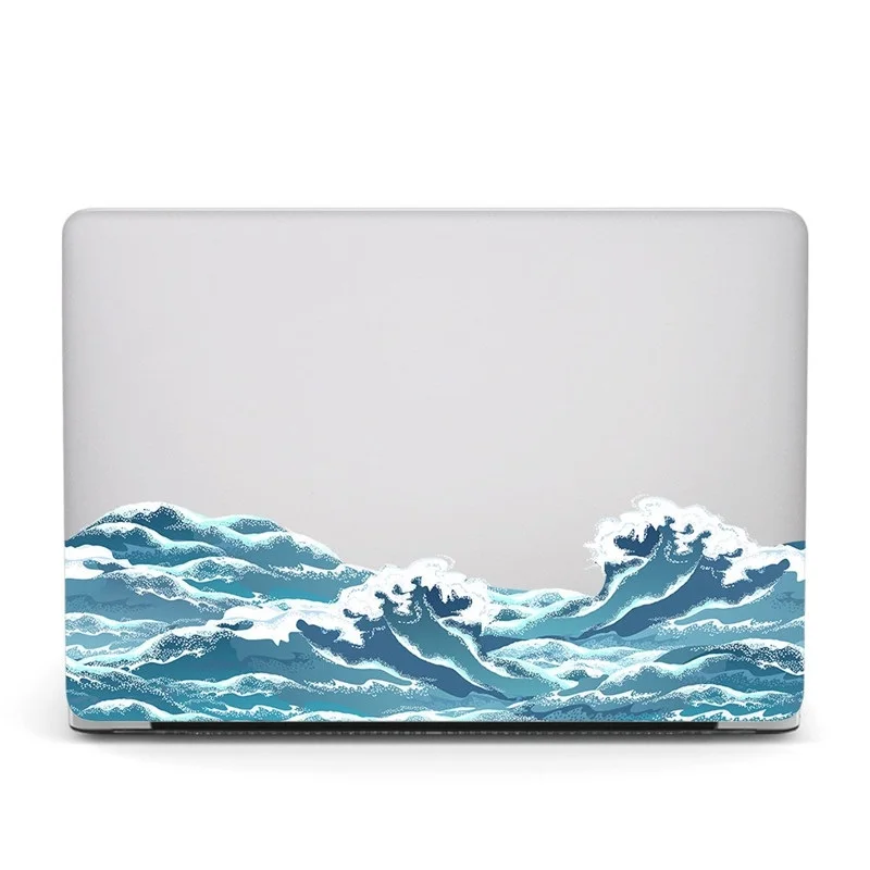 TeDaWen Compatible MacBook Air 13.6 Inch Case 2022 Release Model: A2681 M2 Chip, Printed Pattern Hard Shell Laptop Sleeve And Keyboard Cover For MacBook Air 13.6, Beach Scenery 14