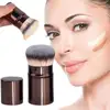 1PC Retractable Foundation Makeup Brush Soft Fluffy Blusher Powder Concealer Bronzer Makeup Brush Portable Cosmetic Makeup Tools