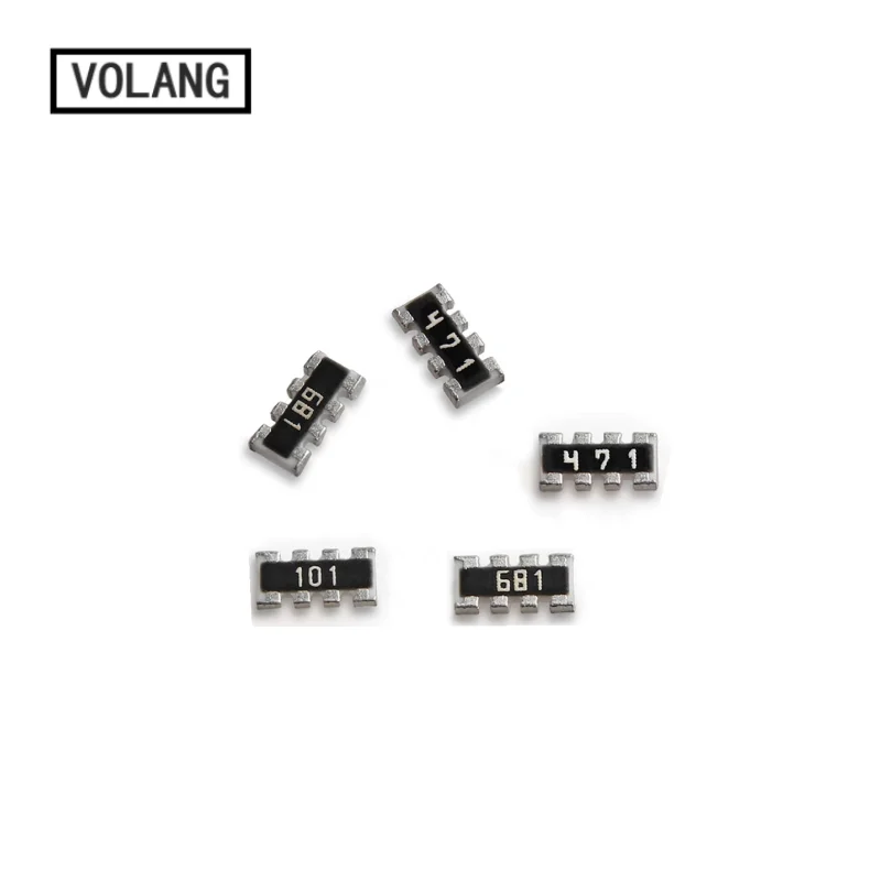 100Pcs 0603*4 8P4R SMD Network Resistor Array 0R~1M 1R 2*4P 10 22ohm 27 ...