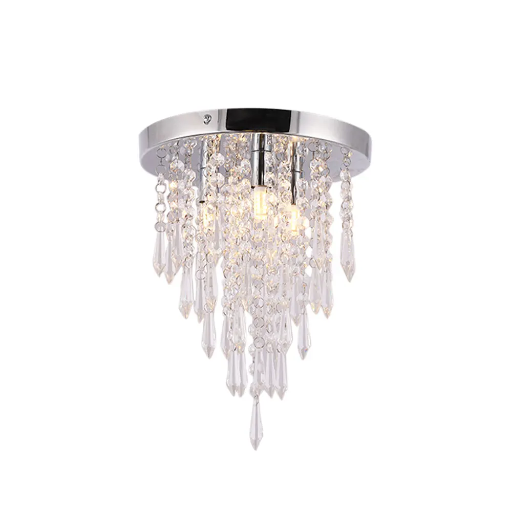 Crystal Ceiling Light Diameter 25CM Without Light Source G9