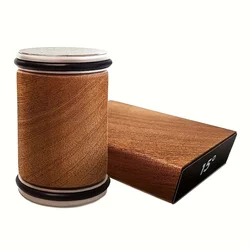 Premium Angle Wooden Roller Sharpener - Magnetic & Non - Slip Design - 12 15 17 19 22 (Sapele Brown 15 - 20)
