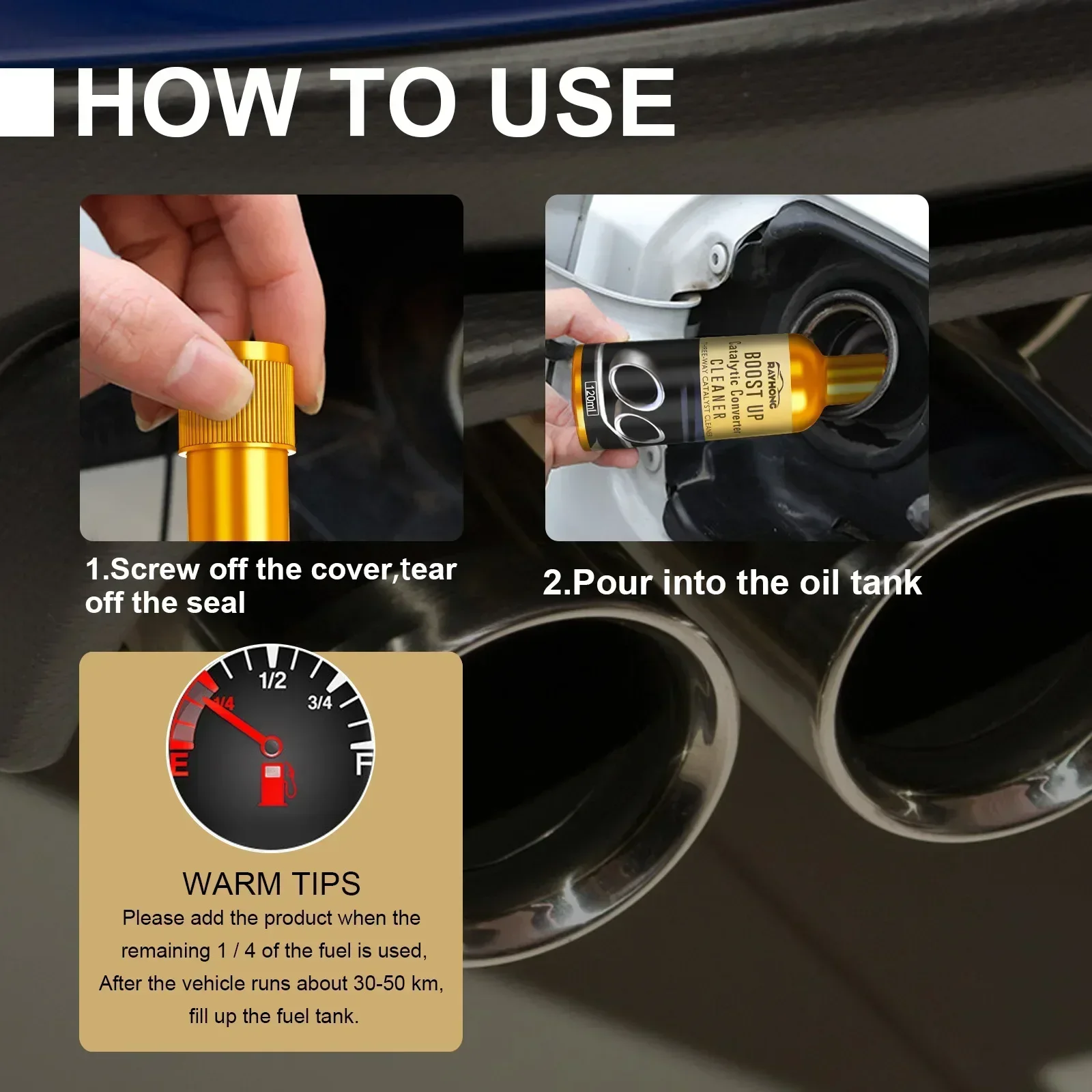 120ml Promotion Car Catalytic Converter Cleaners Catalysts Automobile Cleaner Engine Accelerators CSV Easy To Clean