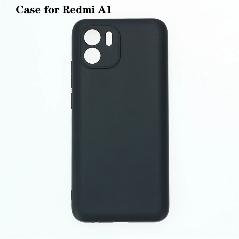 For Xiaomi Redmi A1+ Case Silicone Plain Rubber Protector Case For Xiaomi Redmi A1 Plus Cover For Xiaomi Redmi A1 + 4G 2022 Case