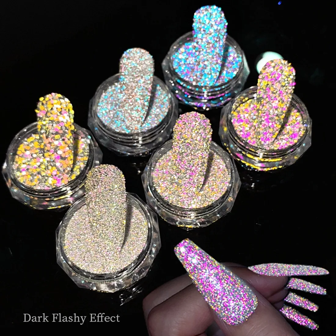 Reflective Glitter Nail Powder