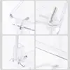 Acrylic Risers For Display Clear Foldable Storage Shelf Acrylic Display Risers Perfume Stand Tray Multi-Layers Holder Rack For 5