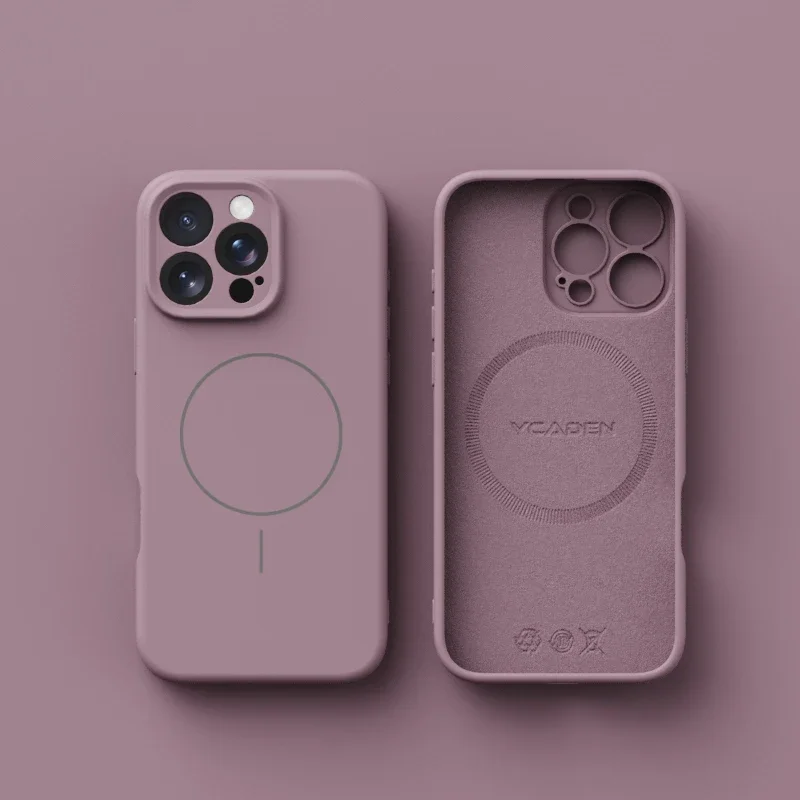 Premium Liquid Soft Silicone Magnetic Case with MagSafe Wireless Charging Compatibility