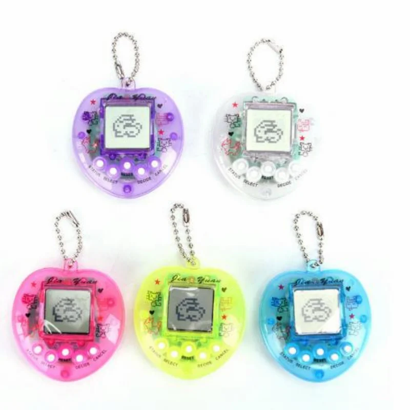 Transparent Electronic Pets Nostalgic 168 Pets In One Virtual Cyber Digital Pet Toys Pixel Funny Play Toys virtual pet toy 1PC /5PCs