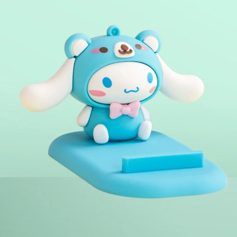 

Kawaii Sanrio Kuormi Cinnamoroll Phone Holder Anime My Melody Cartoon Desktop Phone Support Cute Doll Decorations Girls Gifts