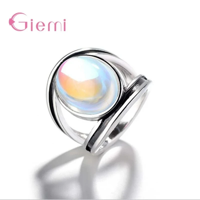 Modischer Damenring aus 925er-Sterlingsilber, natürliches Harz, gelber Steinring für Frauen, Party-Geschenk, Schmuck