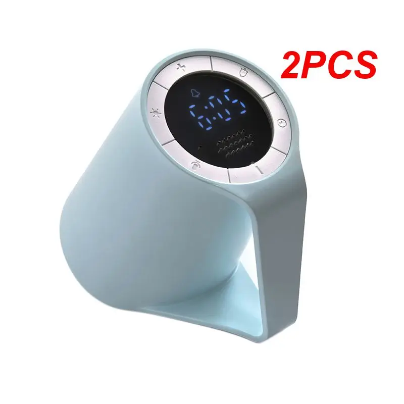 

Будильник с фонариком, записывающий будильник для учеников, прикроватный будильник с голосовой активацией, домашний декор, цифровой, 2 шт.