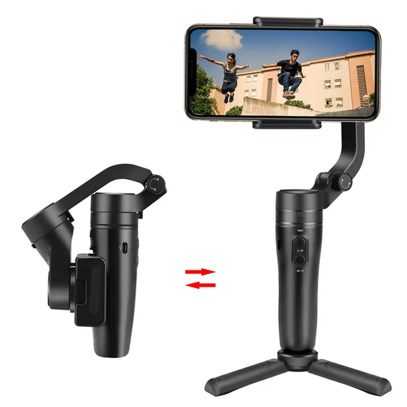 Vlog Pocket 3axis Handheld Gimbal Stabilizer Foldable Mini Bracket For