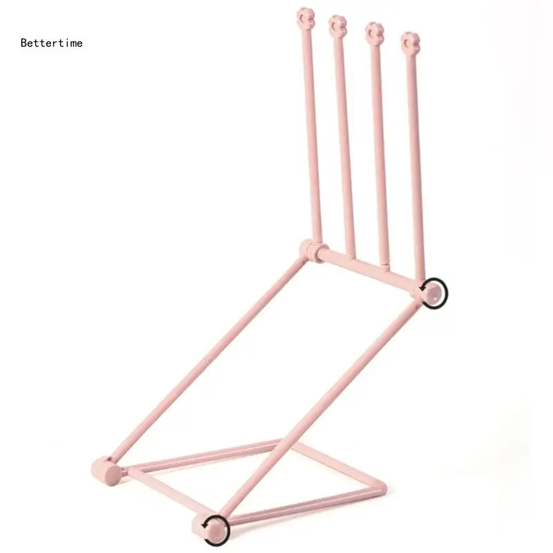 

B36D Foldable Jewelry Display Rack Earrings Headband Hair Accessories Storage Shelf