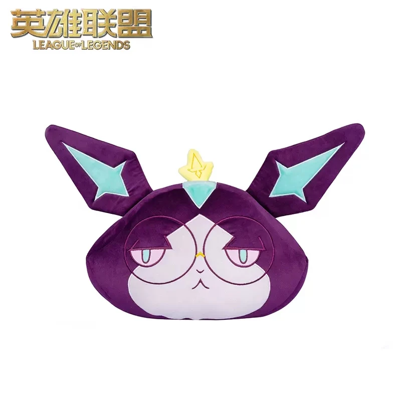 

League of Legends Fighting Headmaster Yuumi Plush Stuffed Collectible Anime Games Character Lovely Pillow Children Toy Periphery