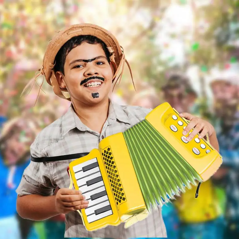 cartoon Kids Accordion Mini Toy Musical Instruments Kids Musical Instrument Educational Gifts Children Toddlers Beginners