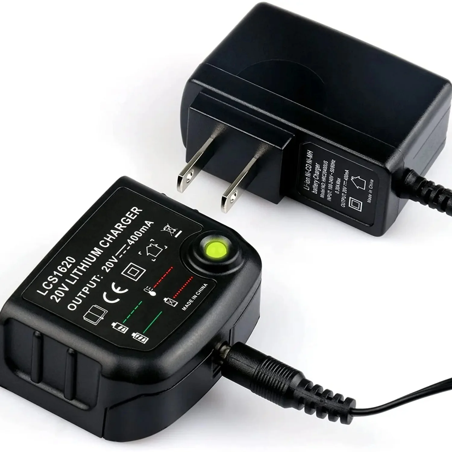 LCS1620 Li-ion Battery Charger for Black&Decker 10.8V 14.4V 20V Model LBXR20 LB20 LBX20 LBX4020 Electric Drill Screwdriver Tools