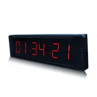 8.2inch Remote Control Led Display Electronic Clock Stopwatch Interval Timer Precision Wall Clock For School Gym Training Timer 2